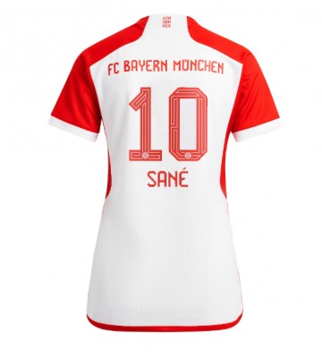 Bayern Munich Leroy Sane #10 Replica Home Stadium Shirt for Women 2023-24 Short Sleeve